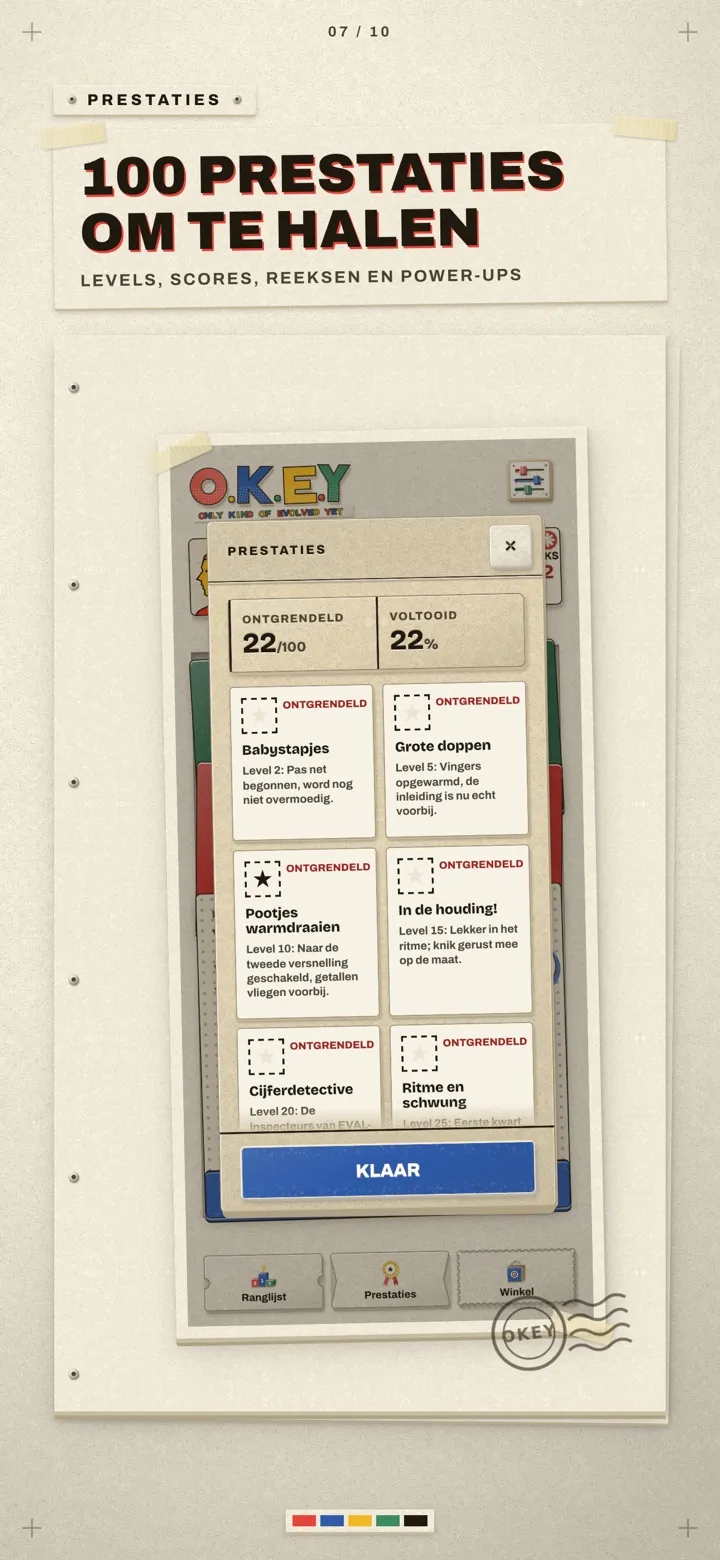 O.K.E.Y: Cijfer Puzzel 7/10