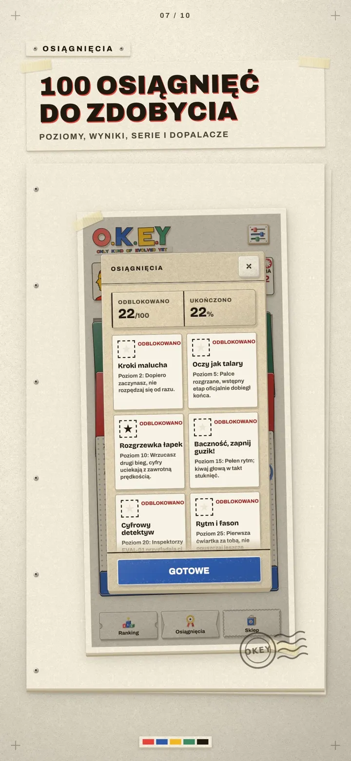O.K.E.Y: OnlyKindOfEvolvedYet 7/10